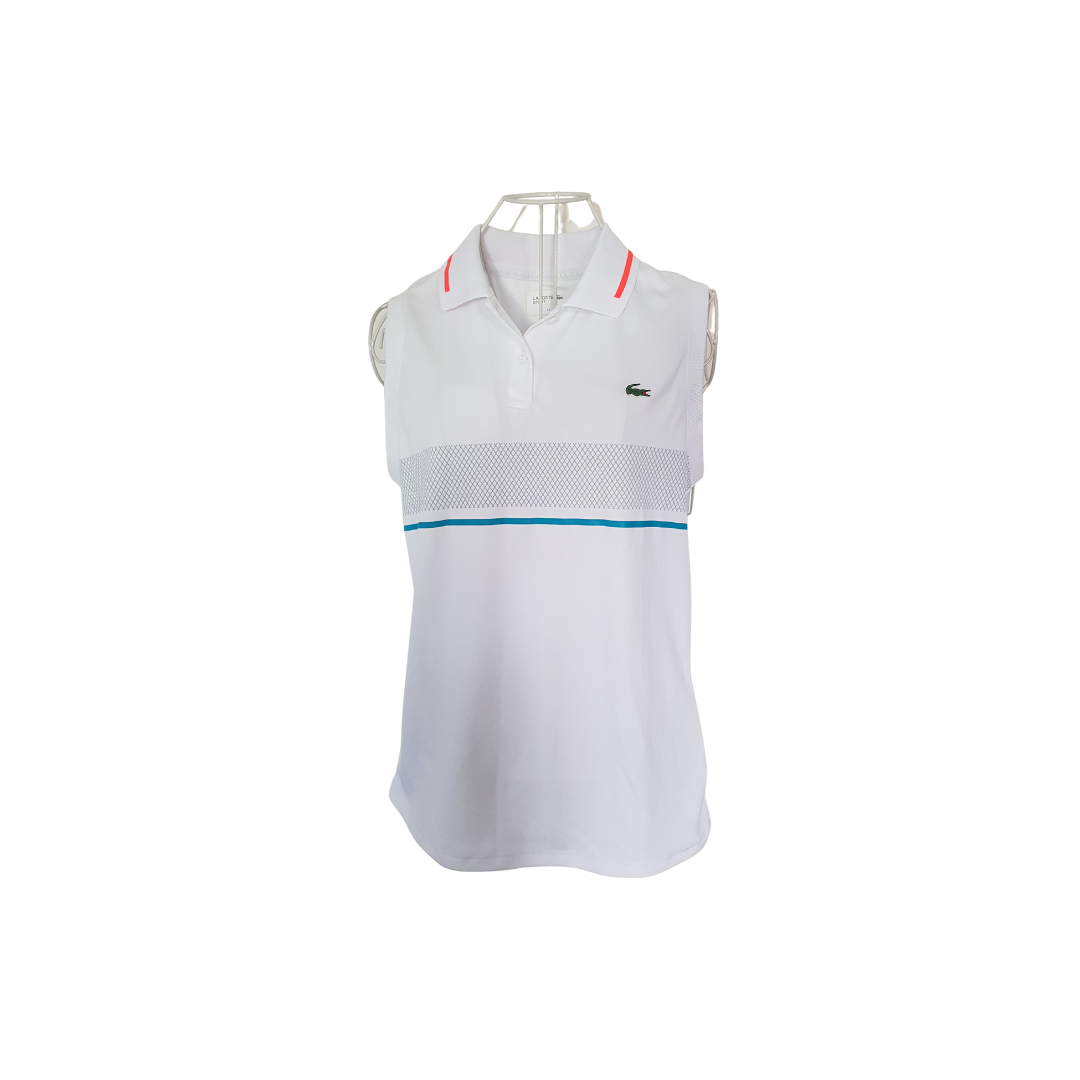 Lacoste Sport Women Sleveless Polo -Tank Size 38