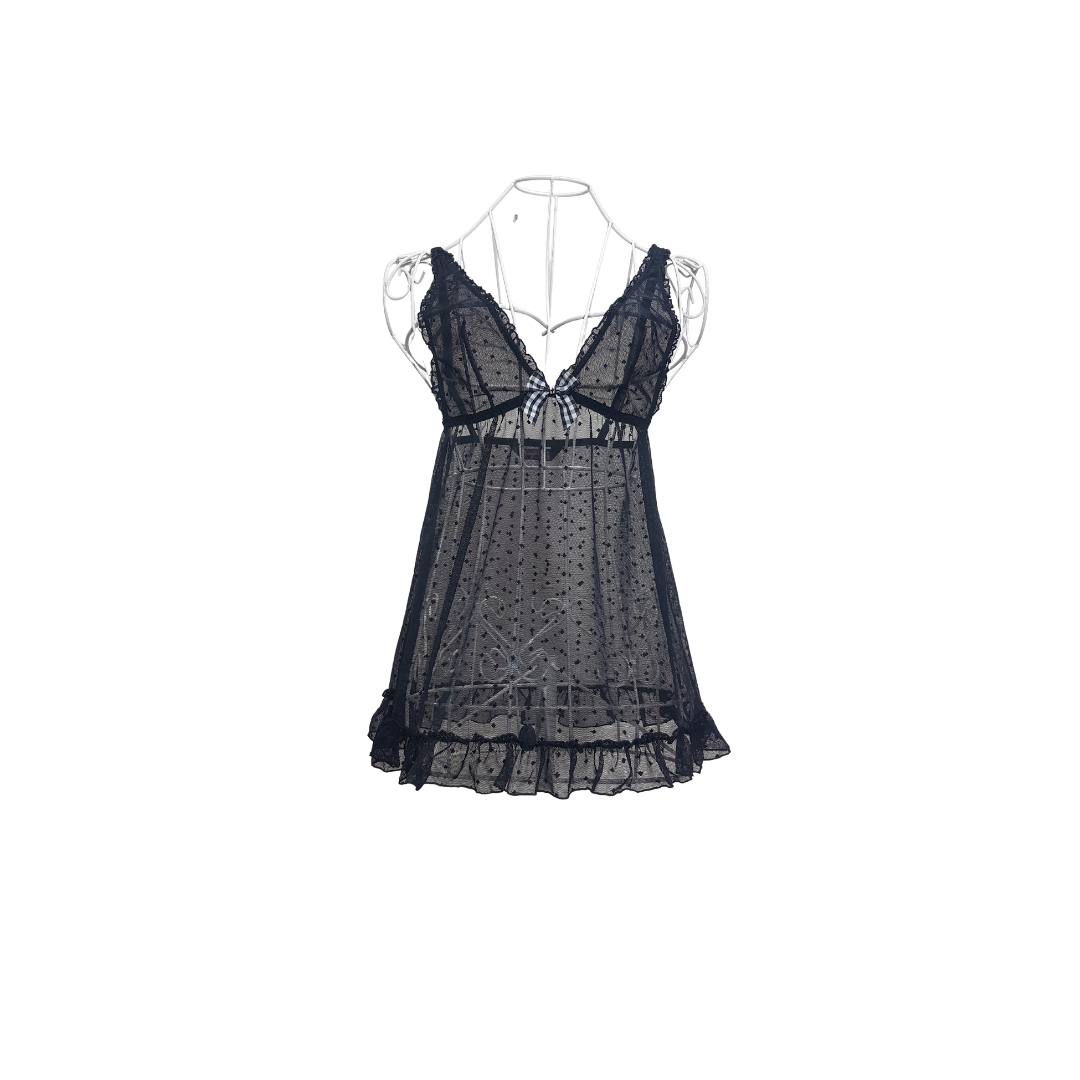 Lovely black Babydoll slip dress